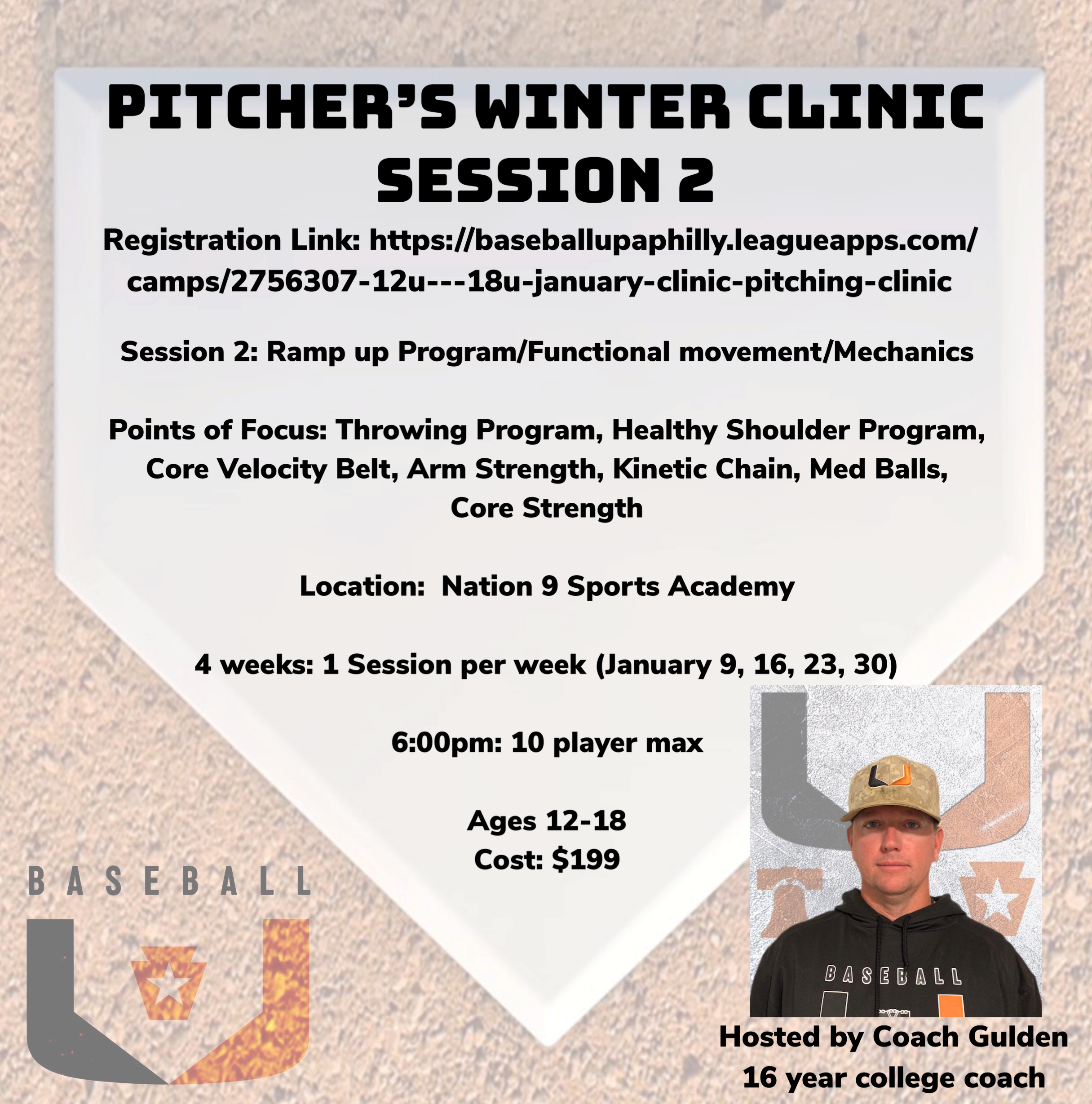 Session 2 January Winter Pitching Clinic 